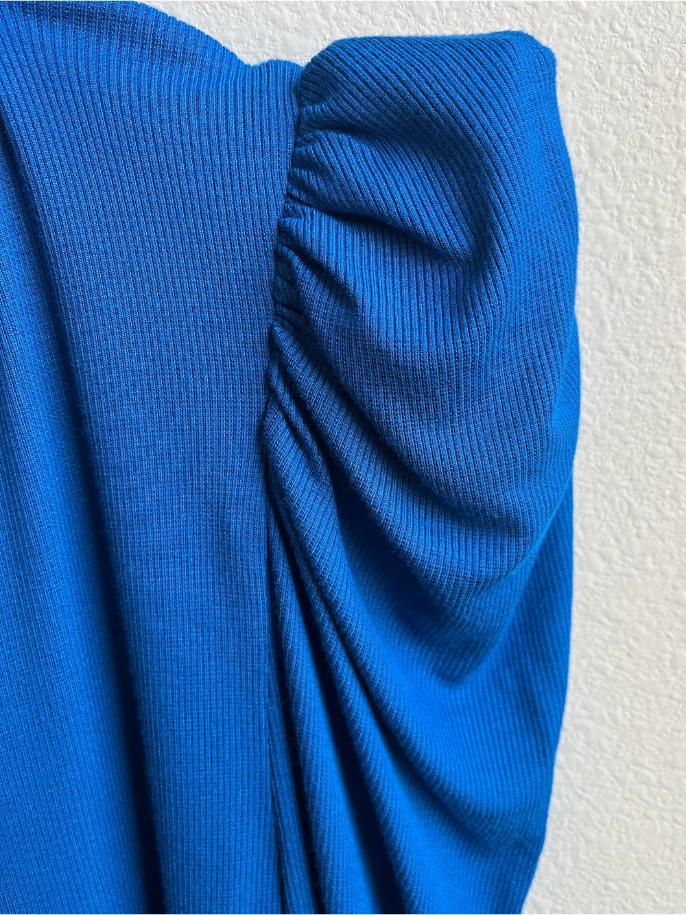 Puff-Shoulder Ribbed Turtleneck in blue by I.N.C. International Concepts NWT - Picture 3 of 9